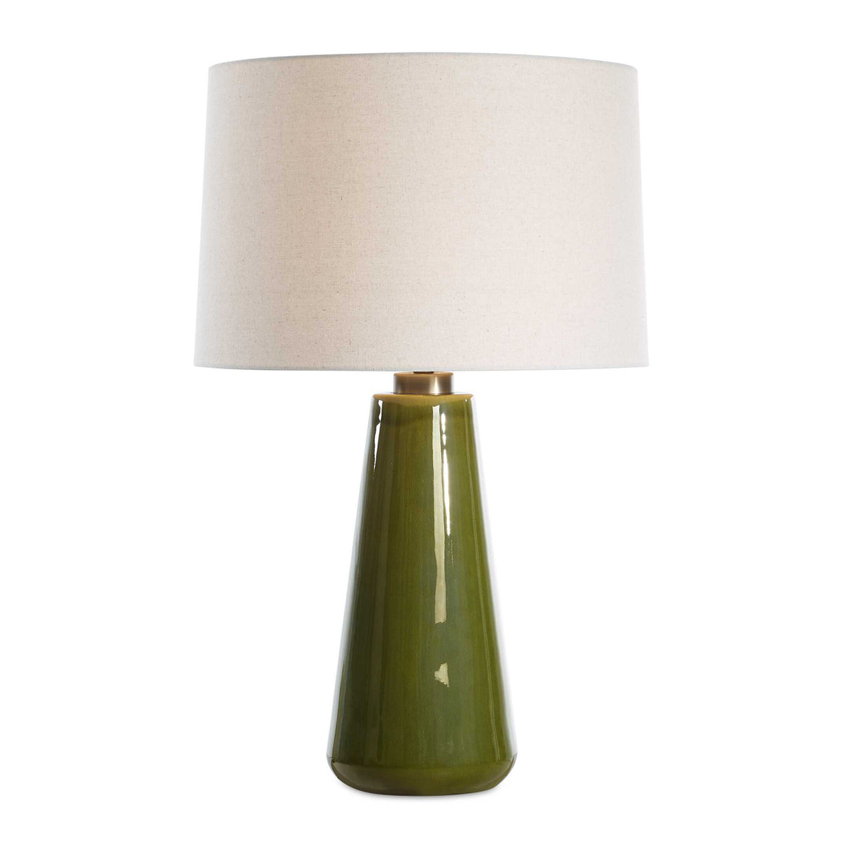 Tapered Green Ceramic Table Lamp | Oroa.com