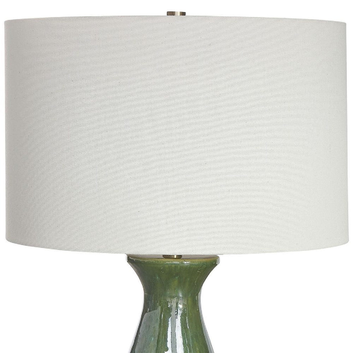 Glossy Green Ceramic Table Lamp | Oroa.com