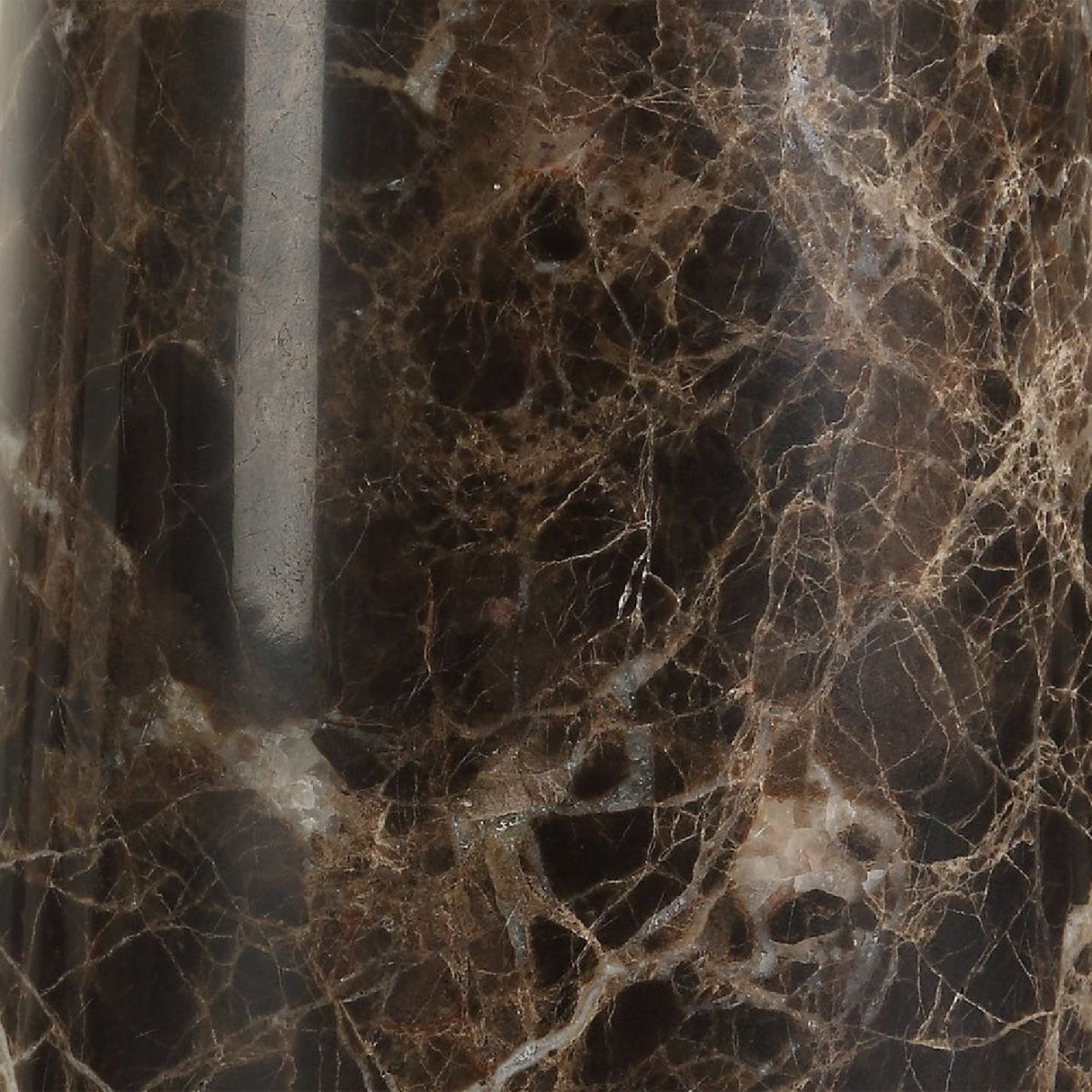 Brown Marble Hourglass Table Lamp | Oroa.com