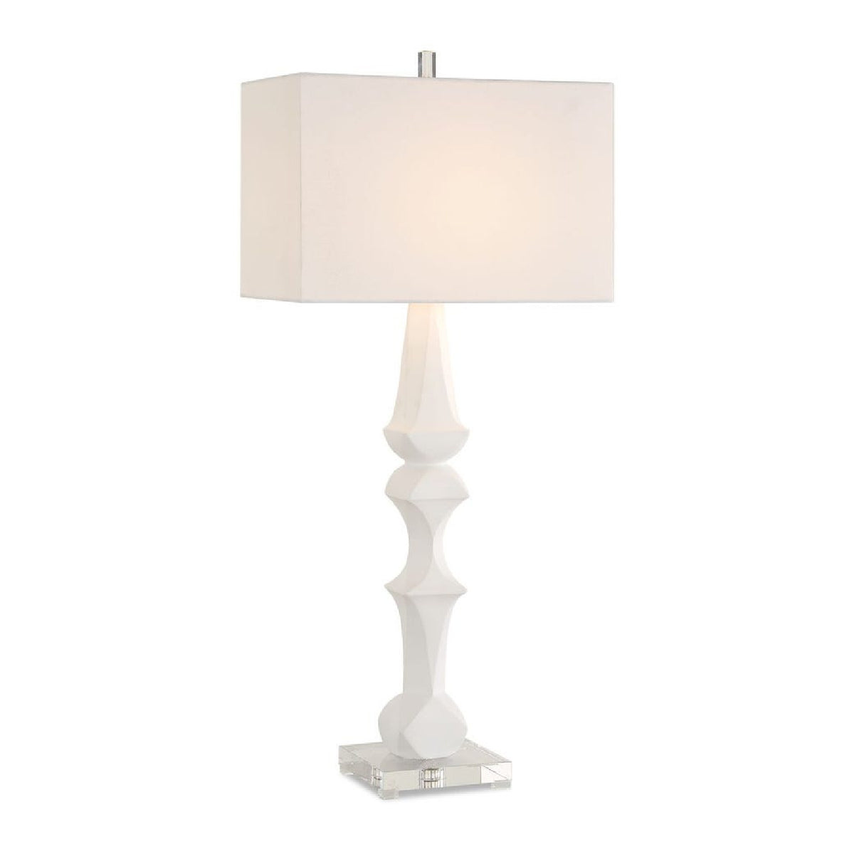 White Sculptural Table Lamp | Oroa.com