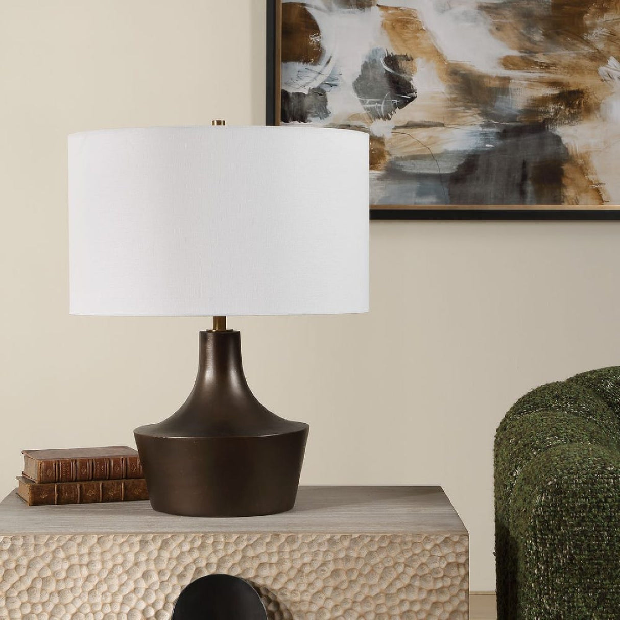 Bronze Curved Table Lamp | Oroa.com