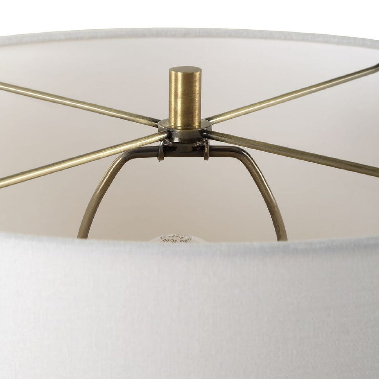 Rippled Brown Ceramic Table Lamp | Oroa.com