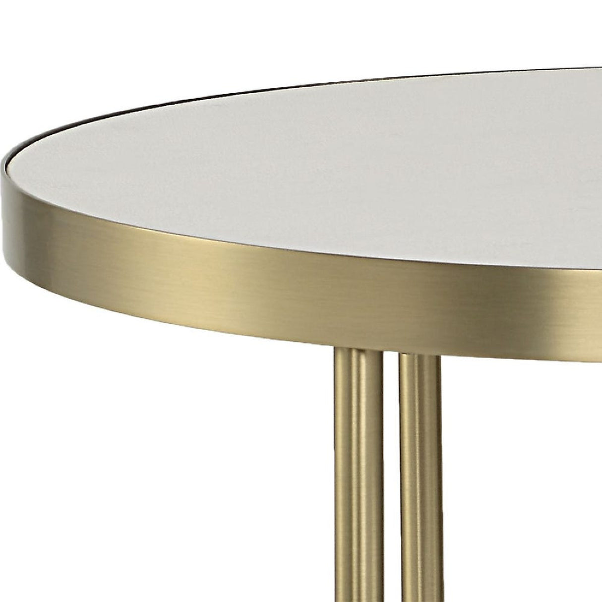 White Shagreen Nesting Tables (2) | Oroa.com