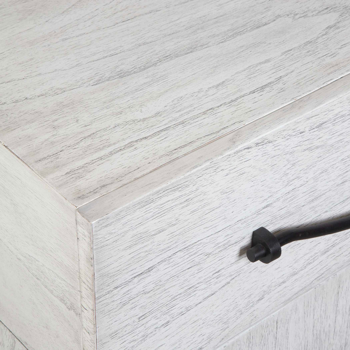 White Wooden 3-Drawer Chest | Oroa.com