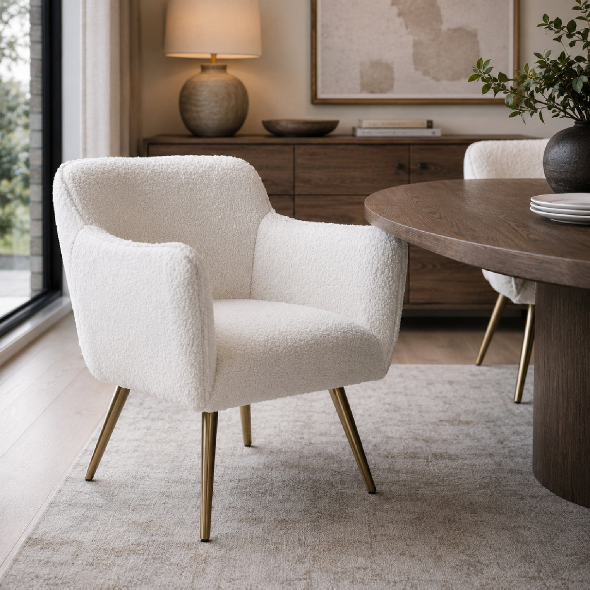 Woven Seagrass Dining Armchair | Oroa.com