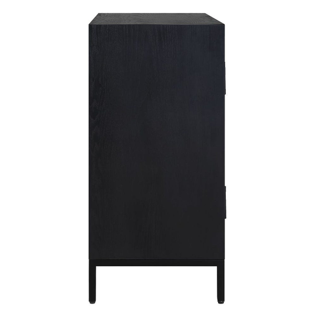 Black Circle Patterned 2-Door Cabinet | Oroa.com