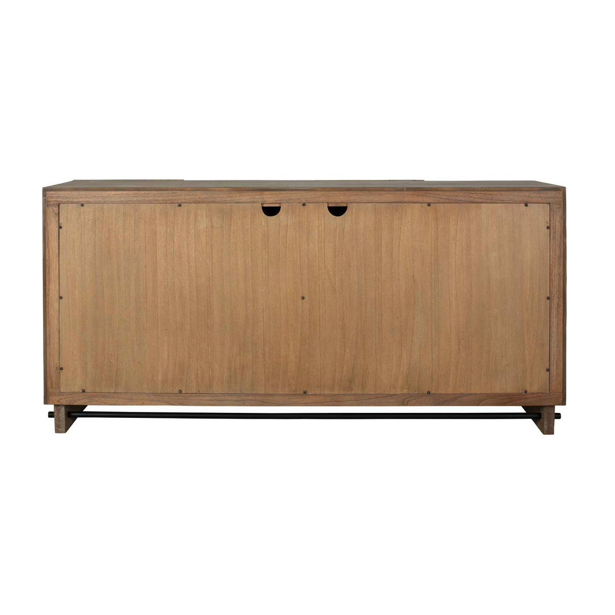 Fluted Wood 4-Door Cabinet | Oroa.com