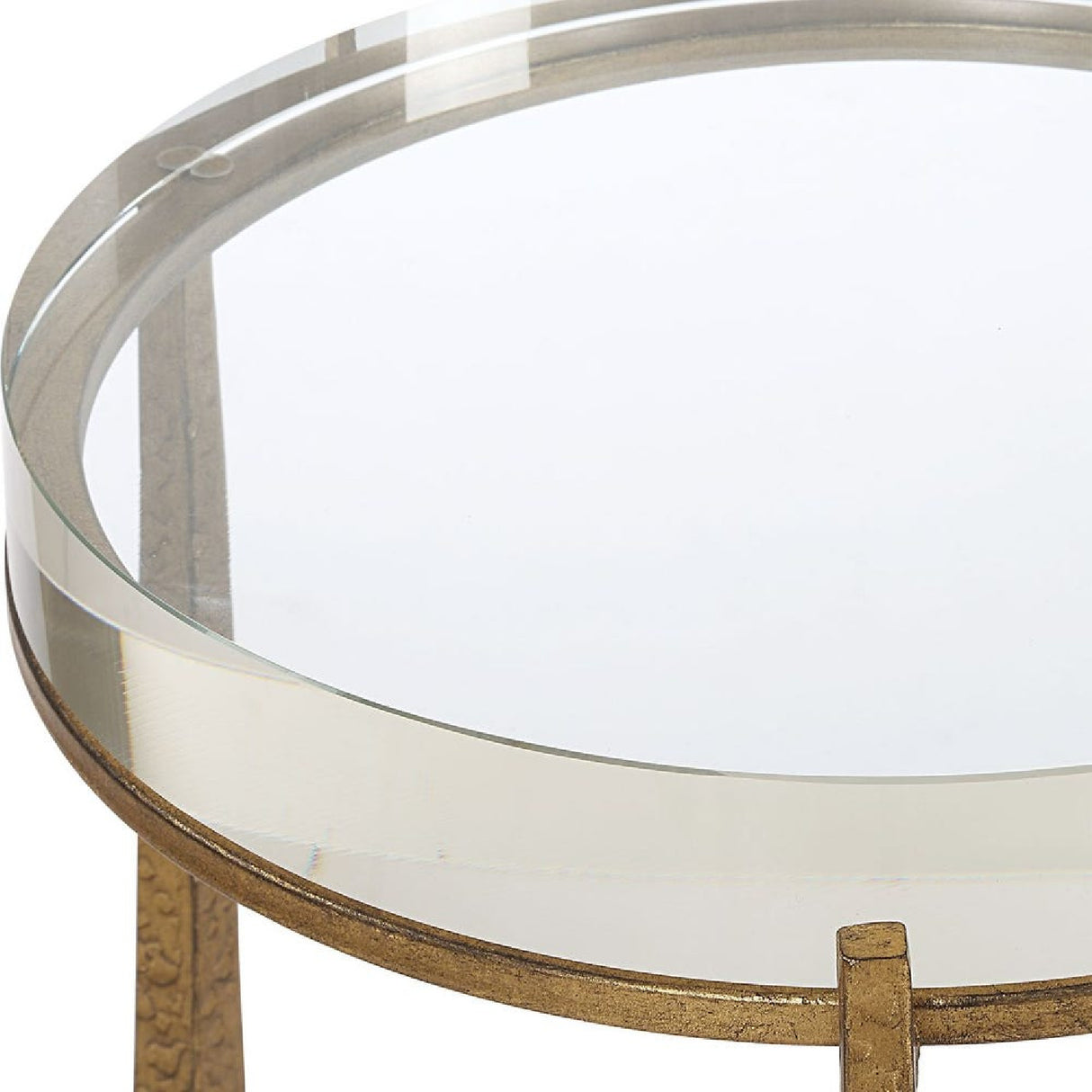 Crystal Top Accent Table | Oroa.com