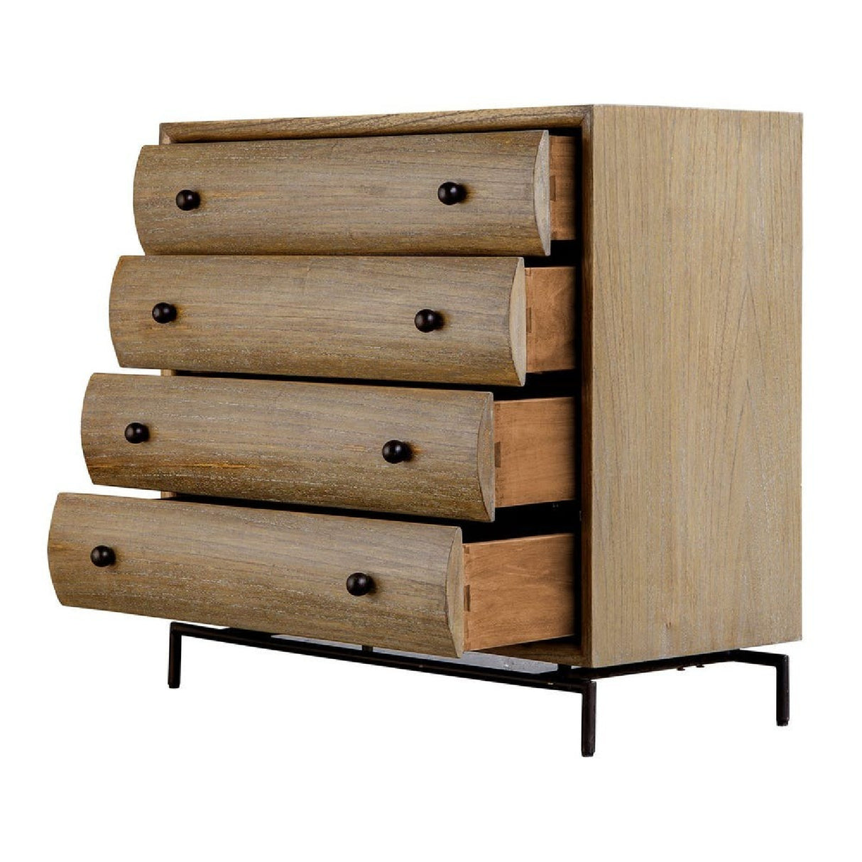 Mindi Wood 4-Drawer Chest | Oroa.com