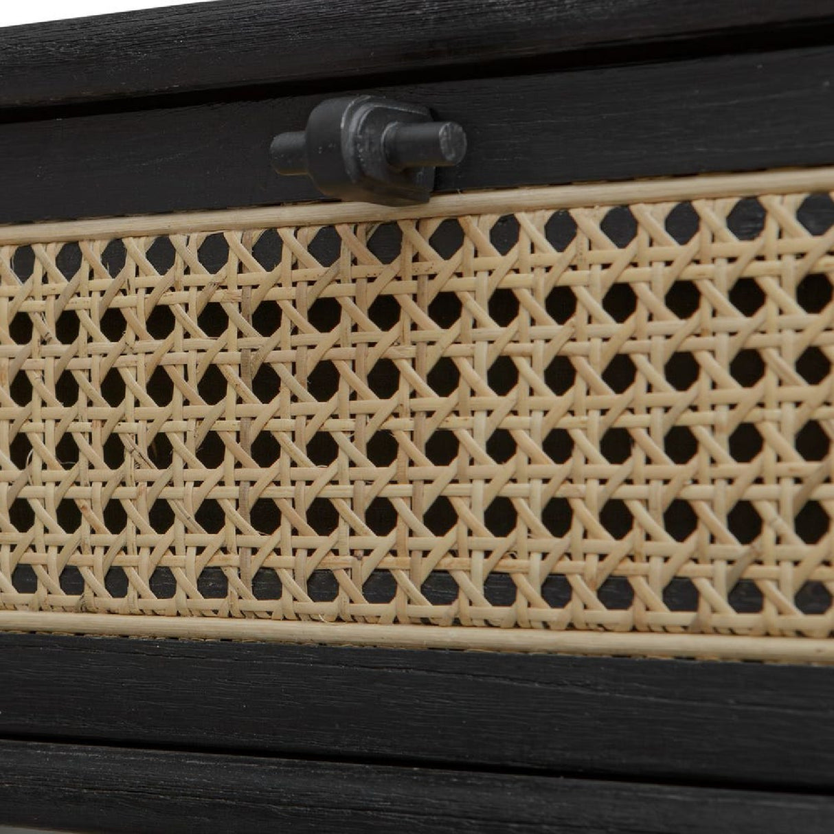 Rattan Cane 1-Drawer Side Table | Oroa.com