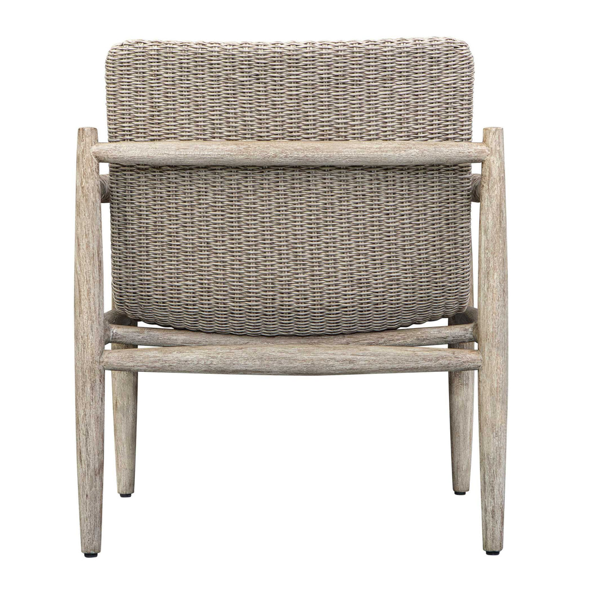 Beige Wicker Outdoor Lounge Chair | Oroa.com