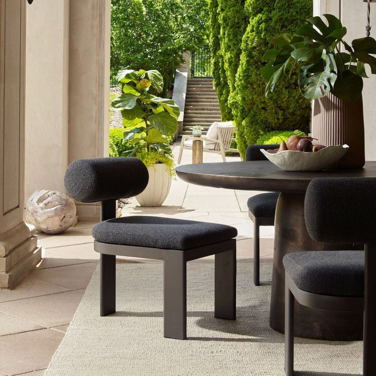Cast Aluminum Indoor/Outdoor Dining Table | Oroa.com