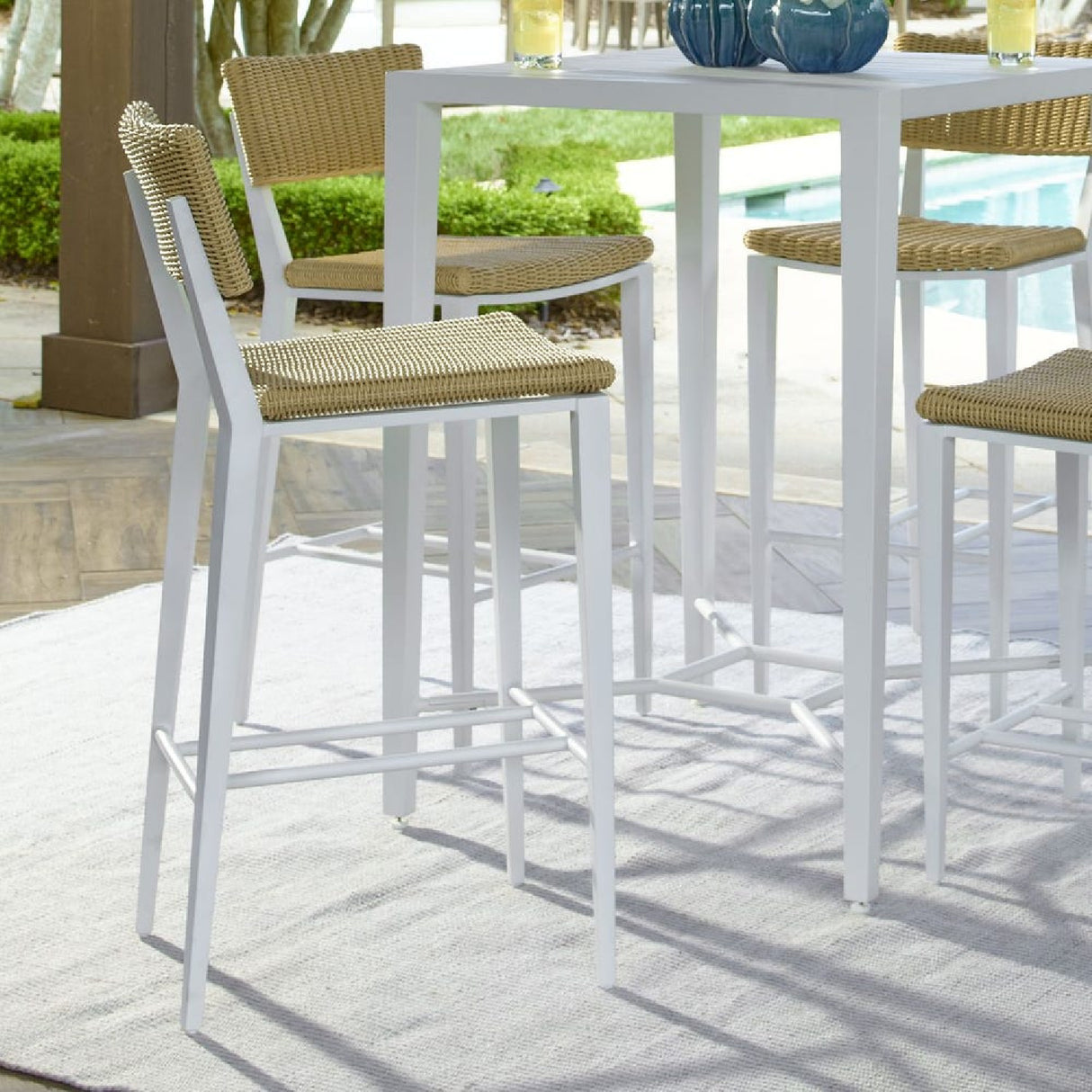 Wicker Outdoor Bar Stool | Oroa.com
