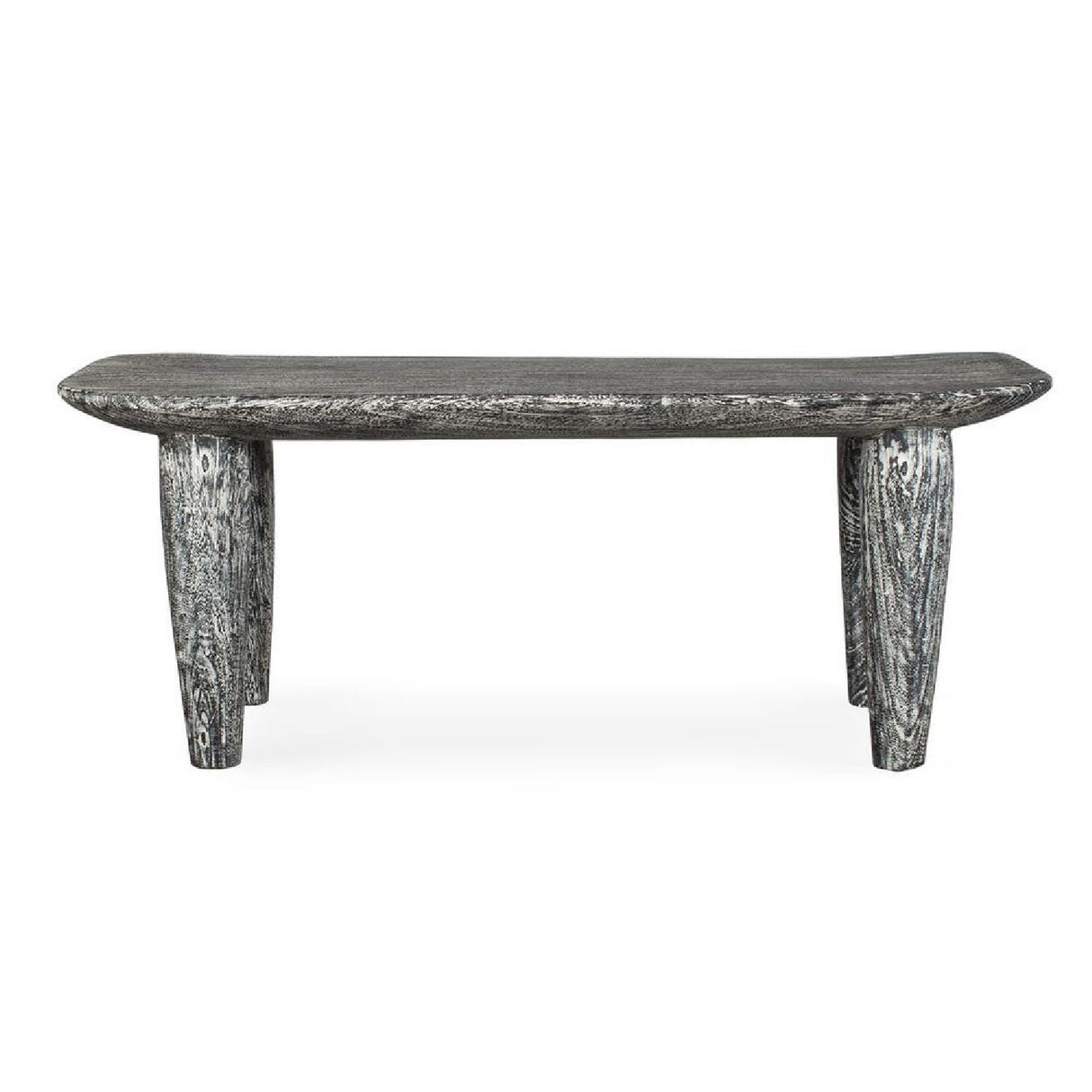 Hand-Carved Suar Wood Bench | Oroa.com