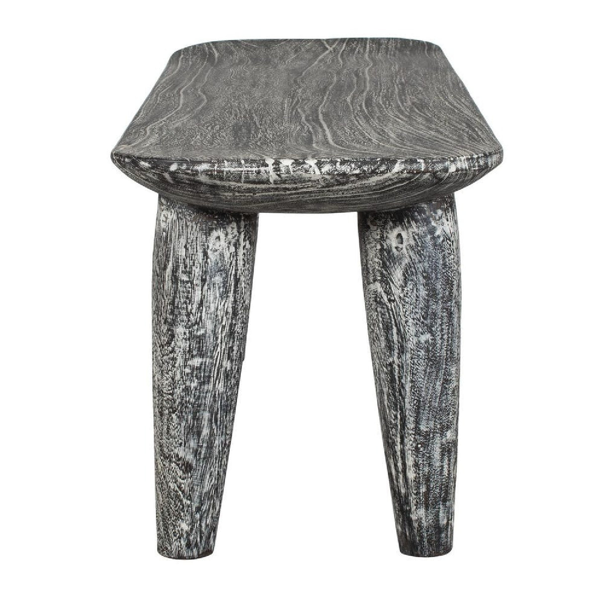 Hand-Carved Suar Wood Bench | Oroa.com