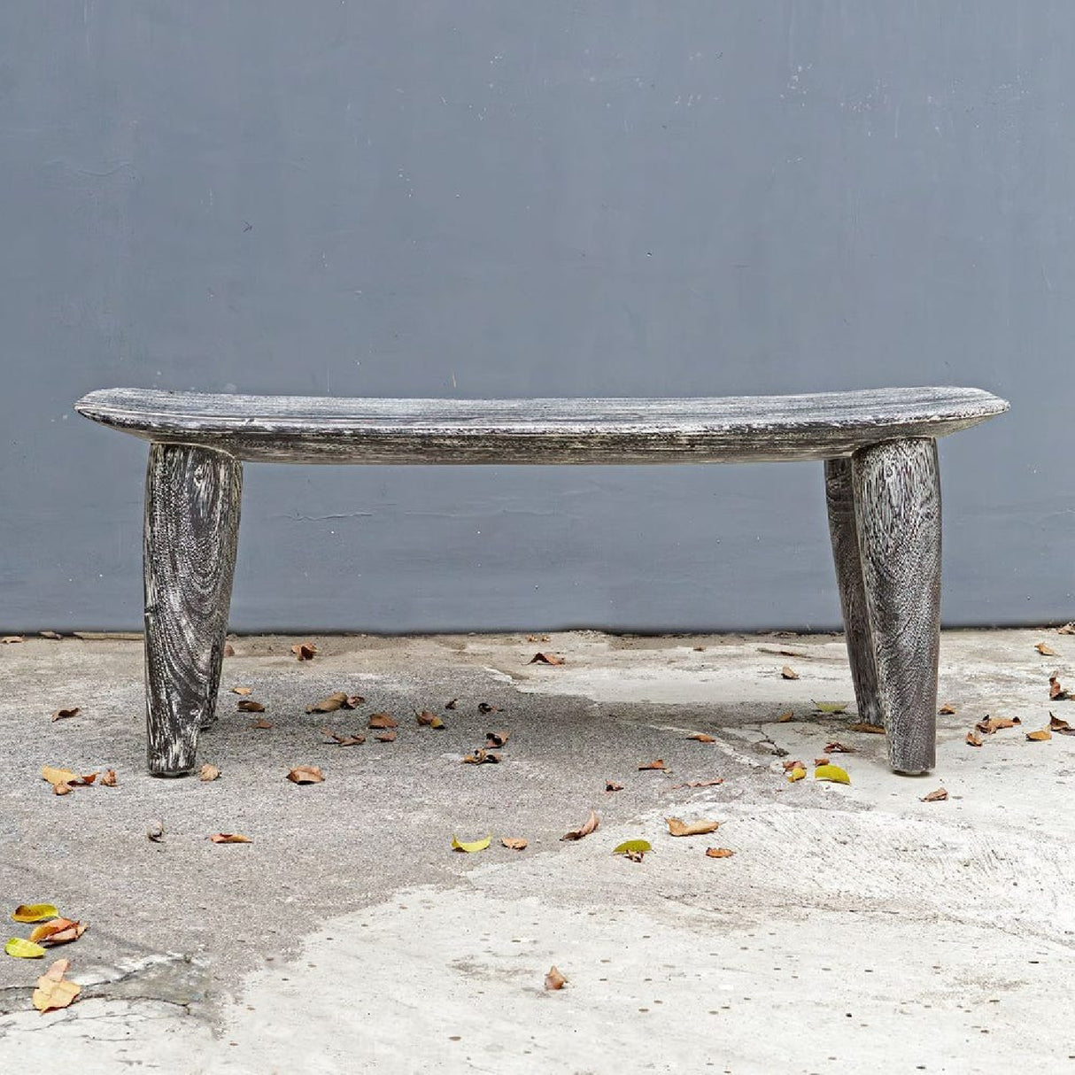 Hand-Carved Suar Wood Bench | Oroa.com