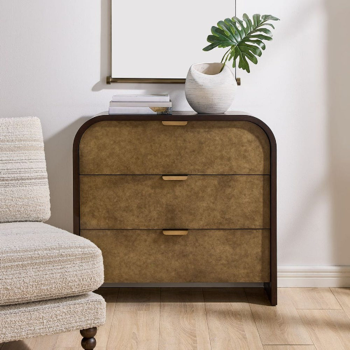 Two-Toned Oak 3-Drawer Chest | Oroa.com