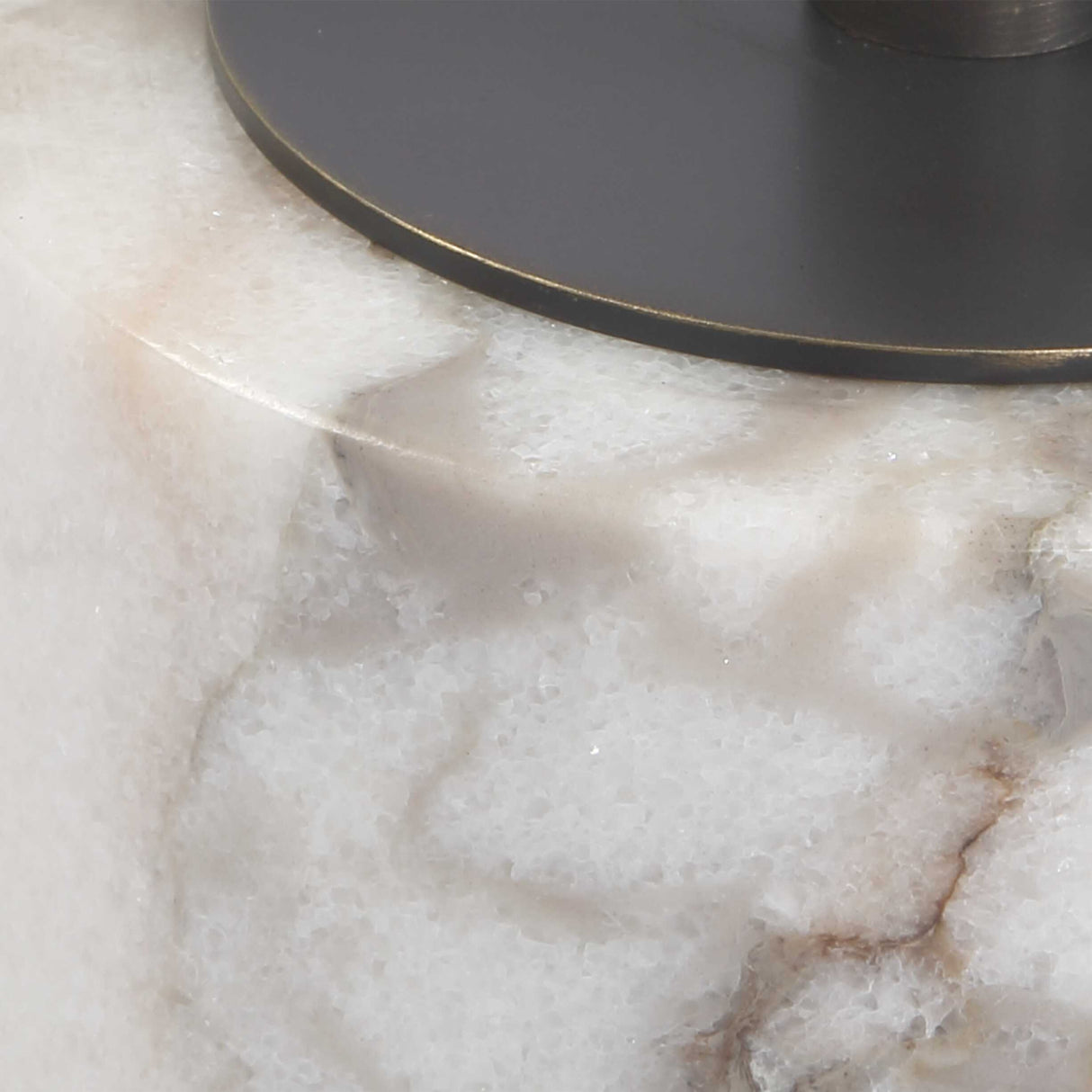 White Marble Round Drink Table | Oroa.com