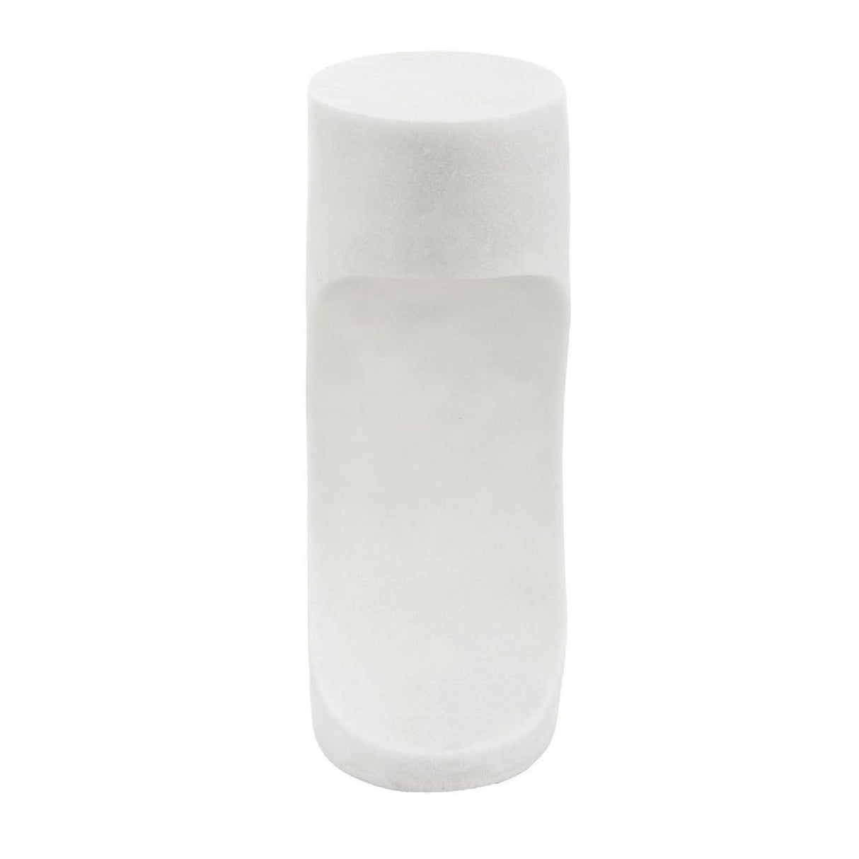White Stone Indoor/Outdoor Accent Table | Oroa.com