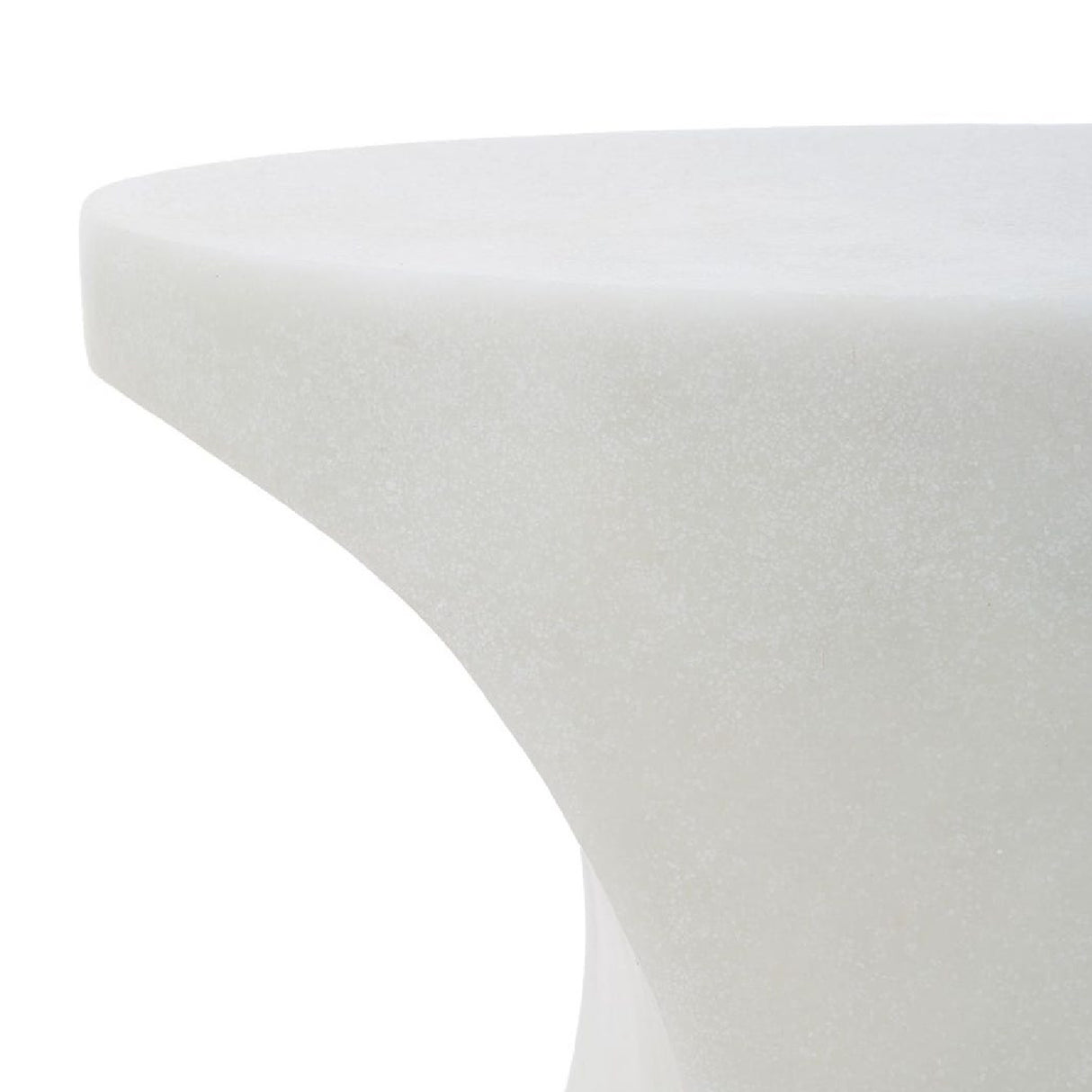 White Stone Indoor/Outdoor Accent Table | Oroa.com