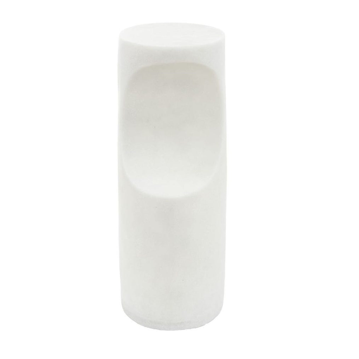 White Stone Indoor/Outdoor Accent Table | Oroa.com