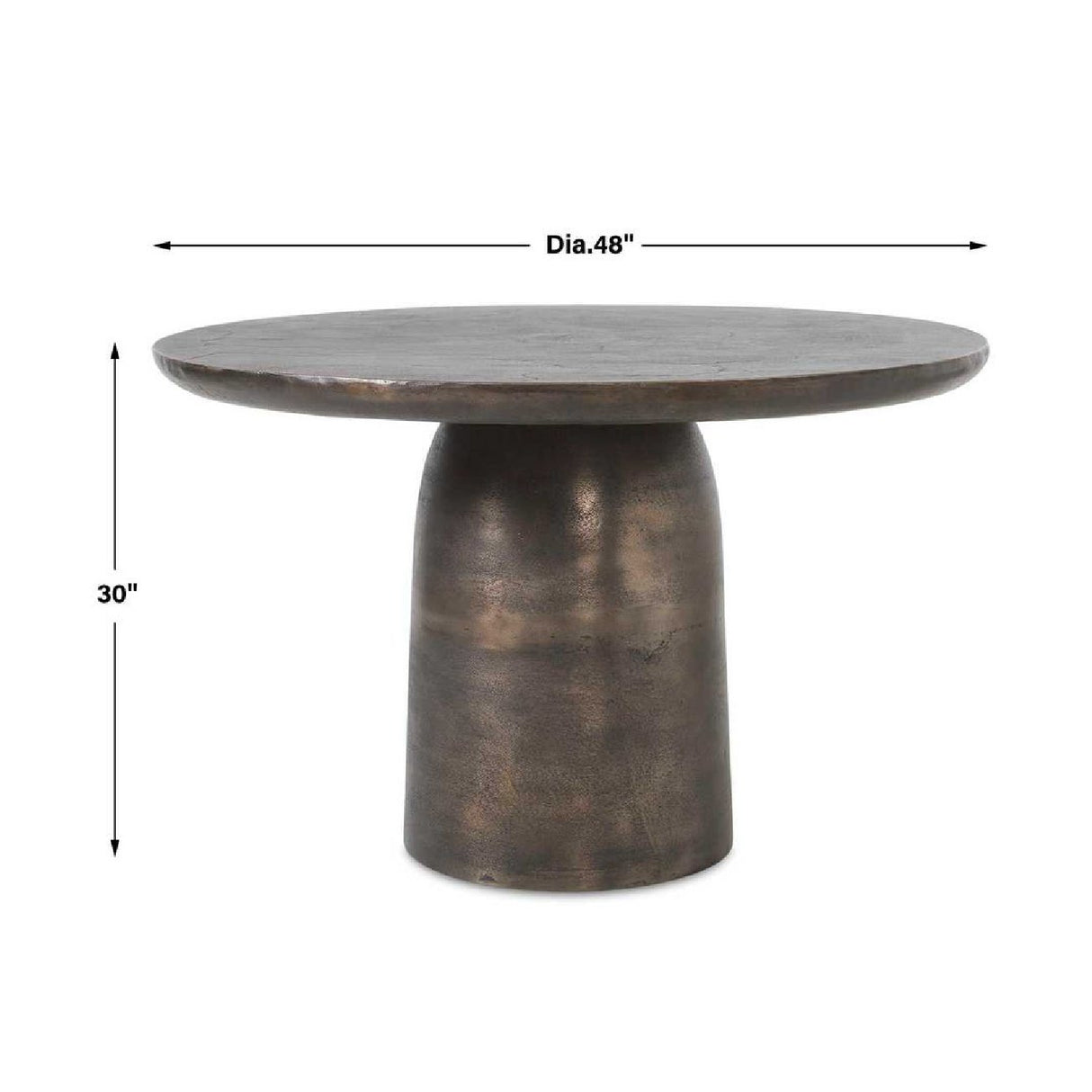 Modern European furniture - Golden Bronze Indoor/Outdoor Bistro Table - www.oroa.com | Oroa.com