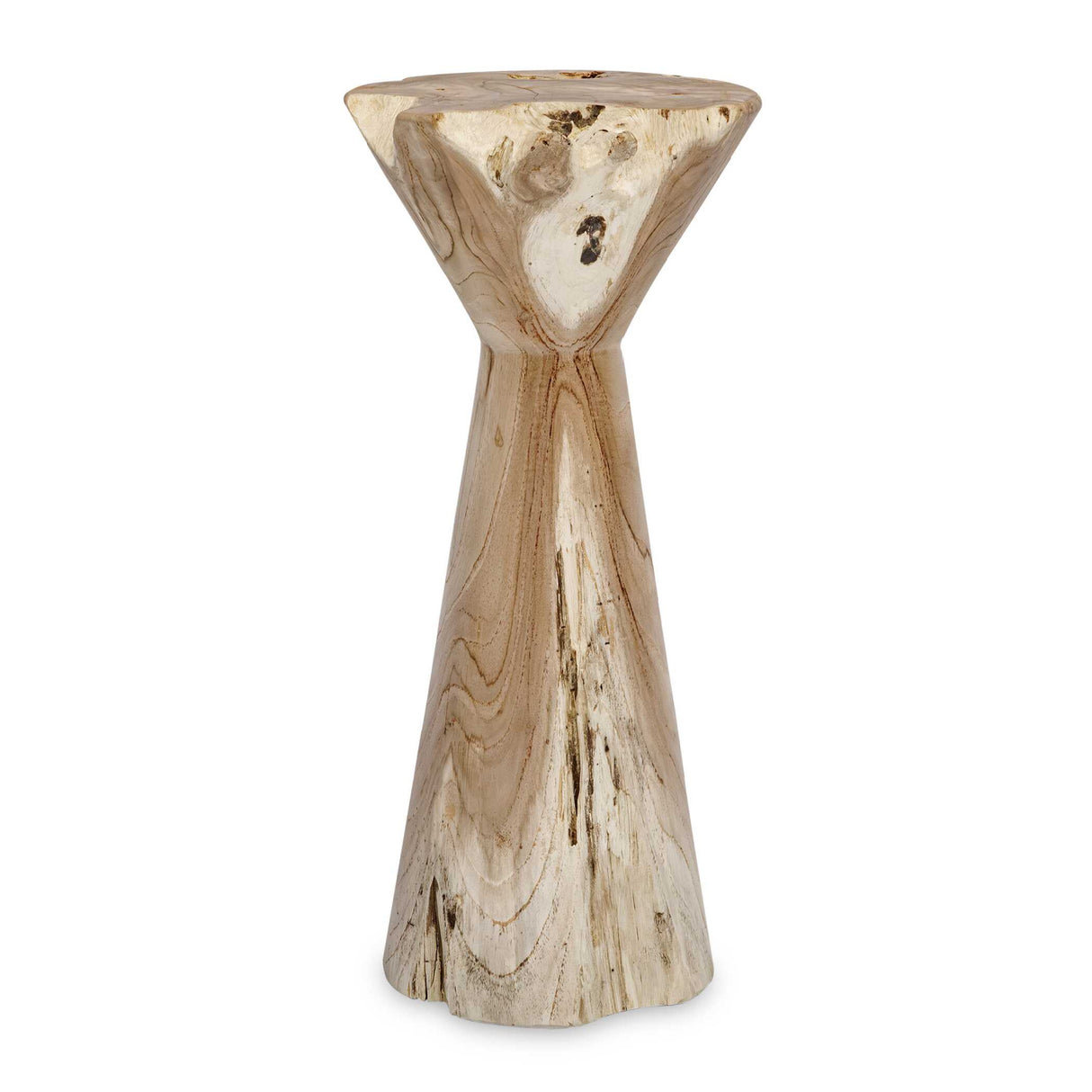 Hourglass Teak Indoor/Outdoor Drink Table | Oroa.com