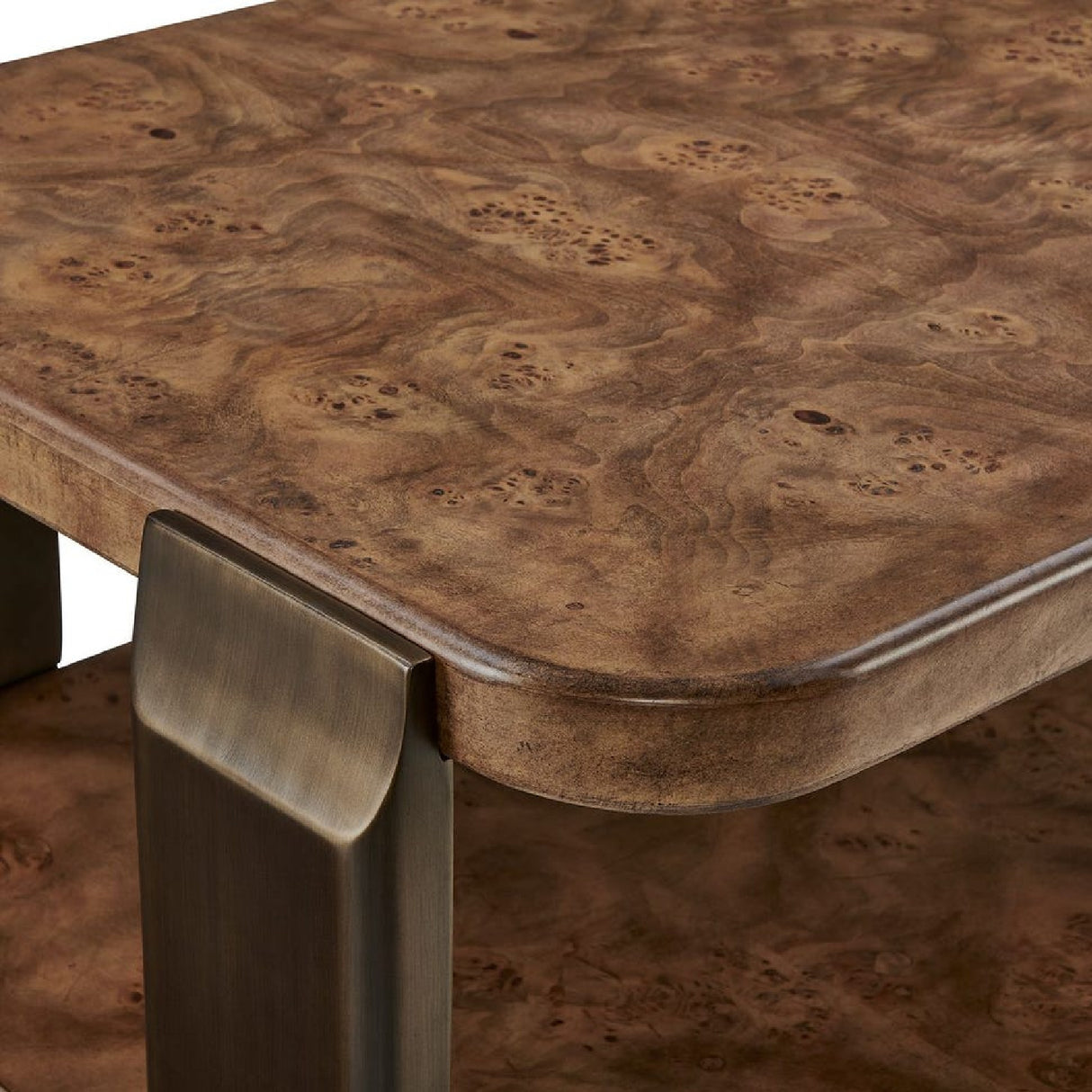 Mappa Burl Rectangular Coffee Table | Oroa.com