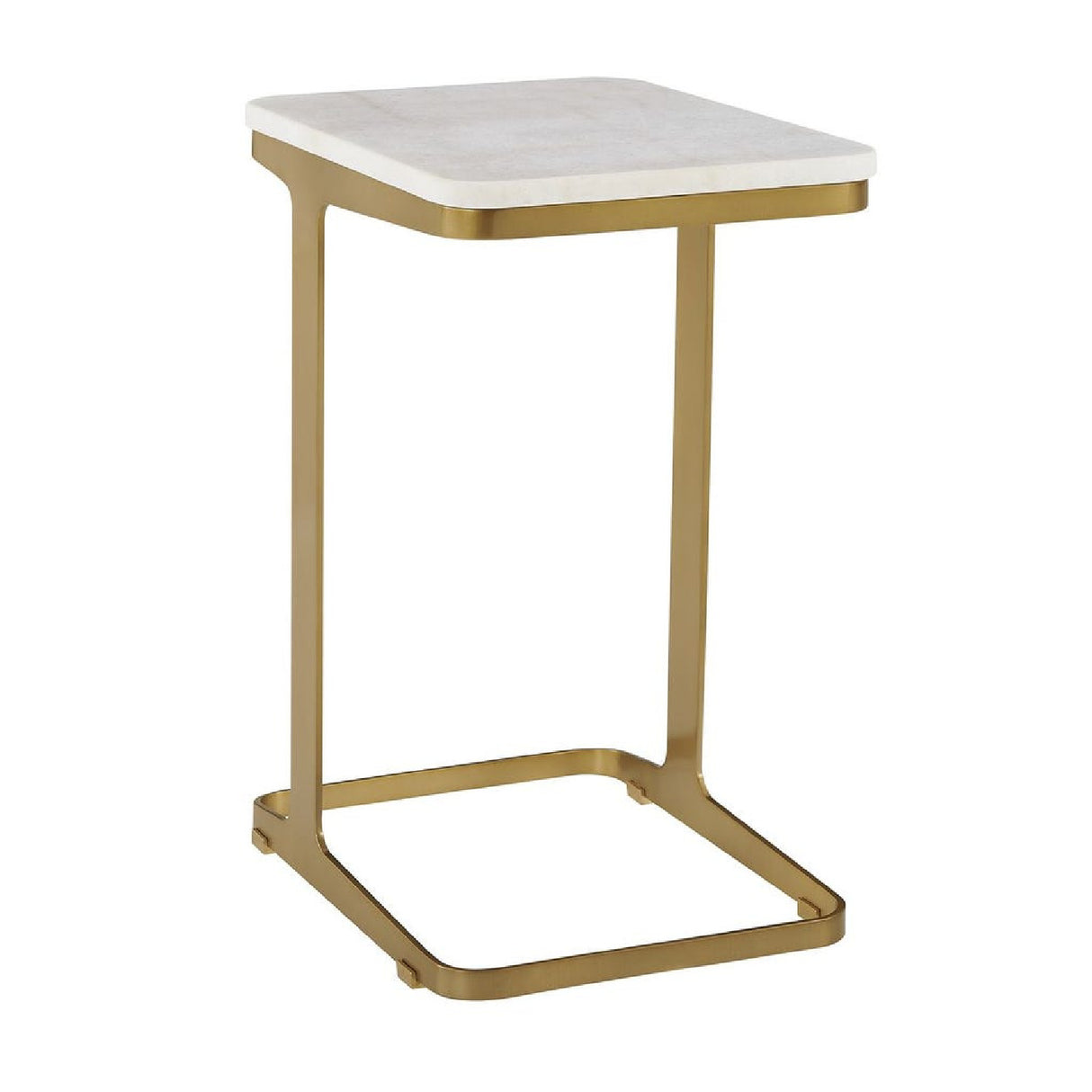White Marble End Table | Oroa.com