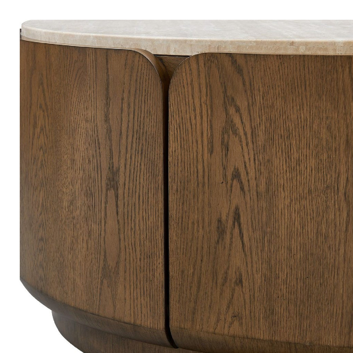 Travertine Round Coffee Table | Oroa.com