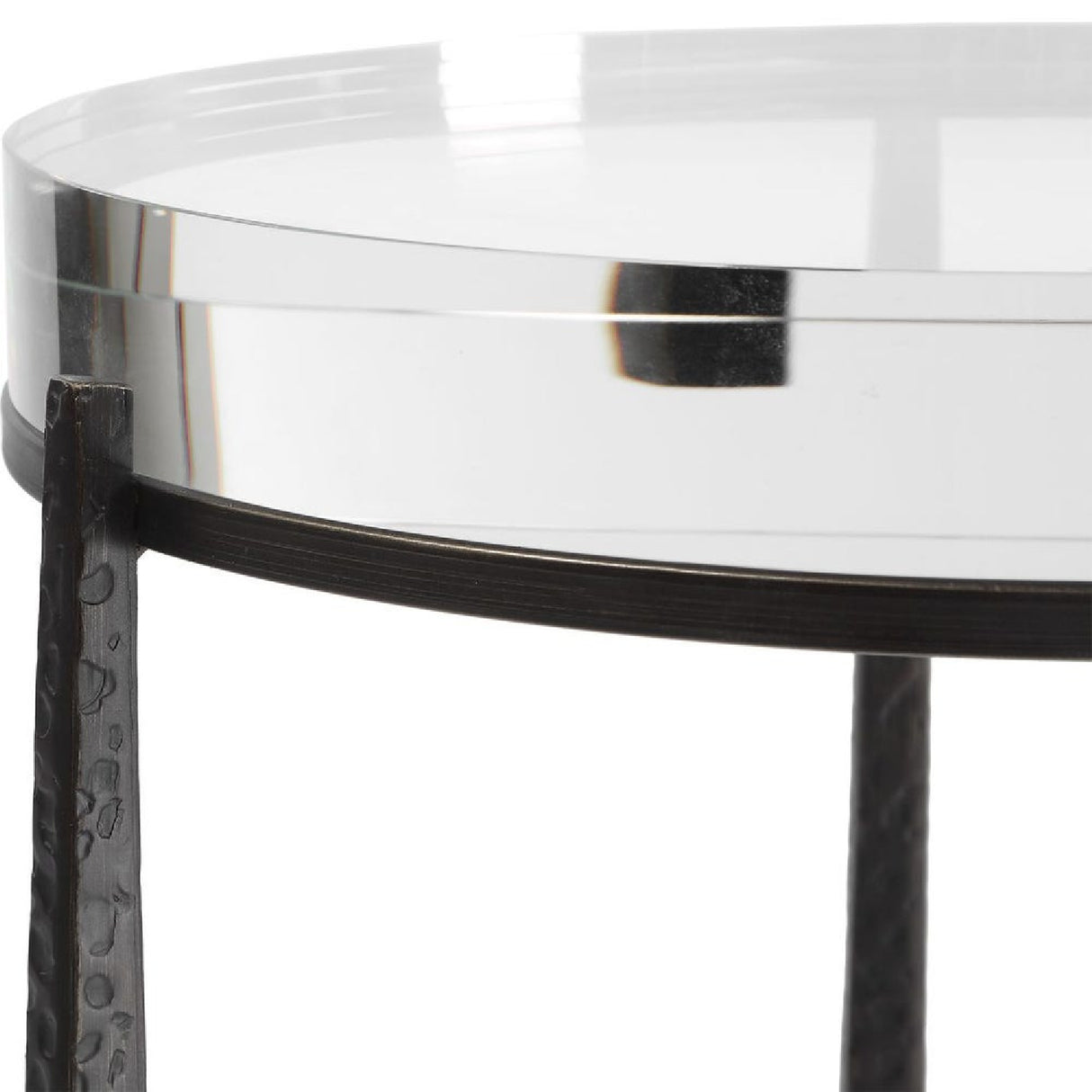 Crystal Top Accent Table | Oroa.com