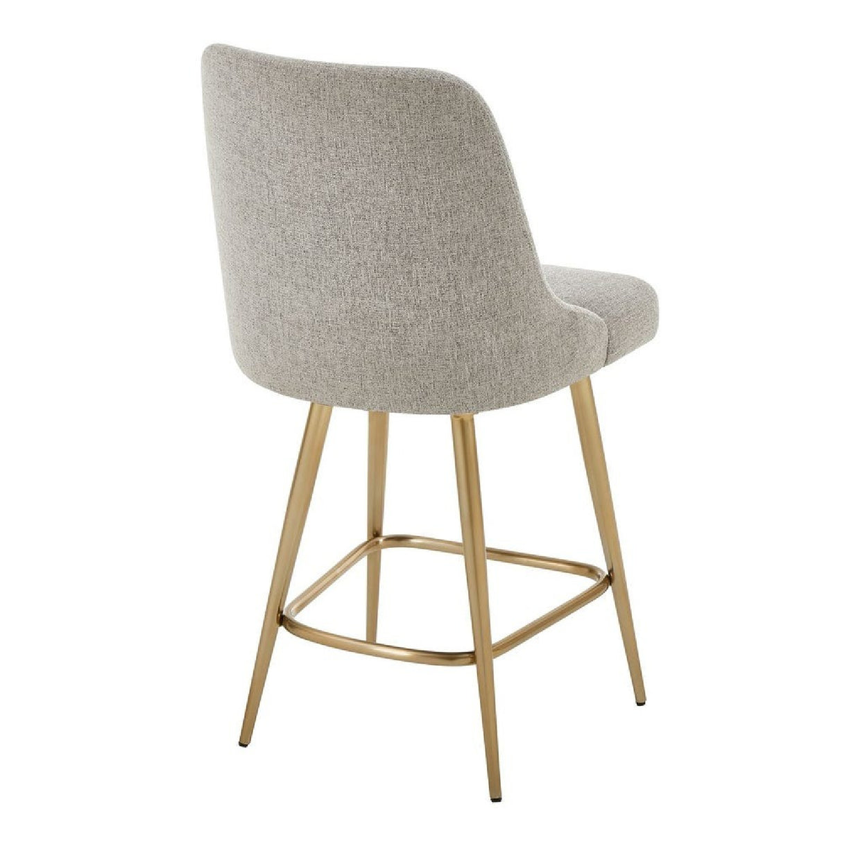 Taupe Fabric Counter Stool | Oroa.com