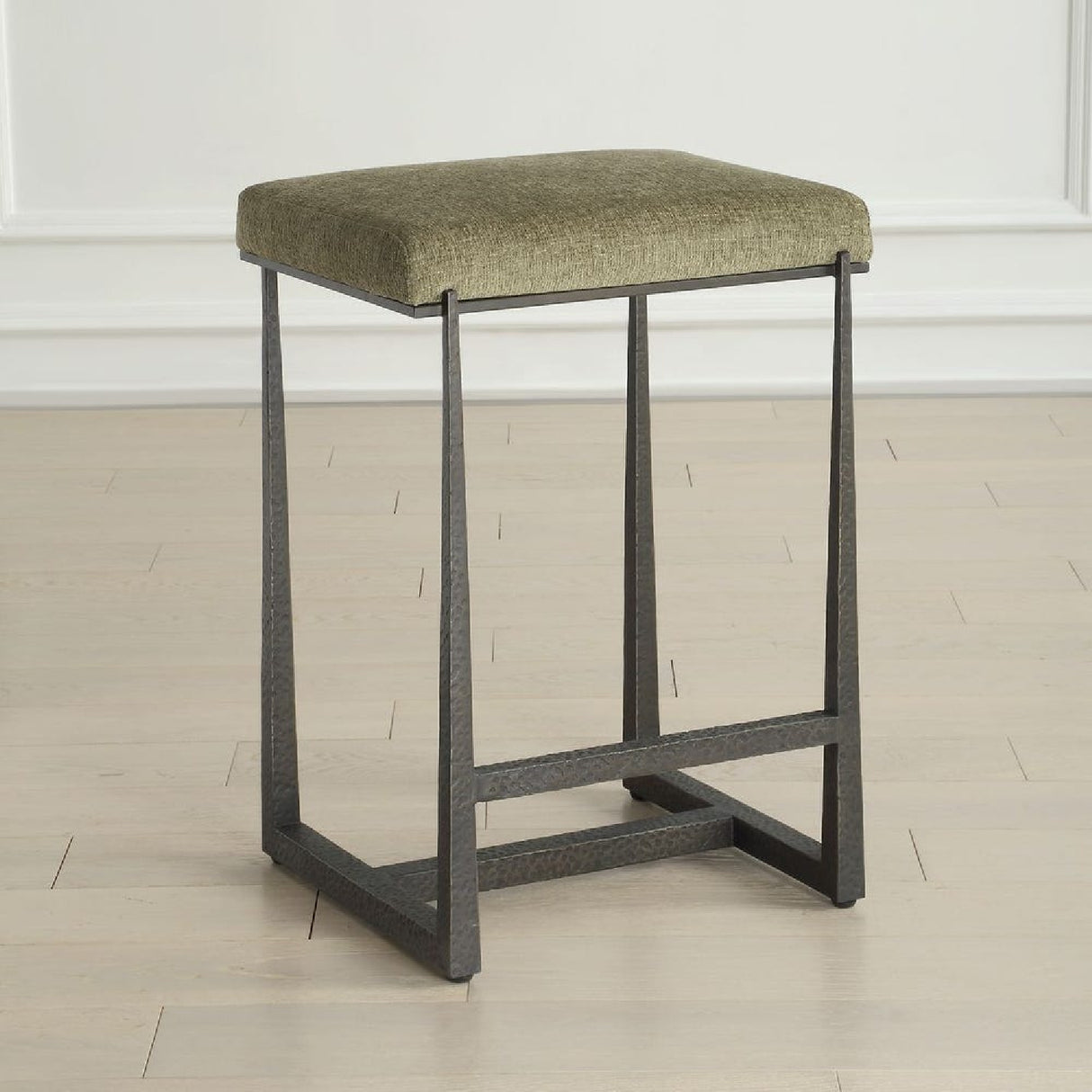 Green Fabric Counter Stool | Oroa.com