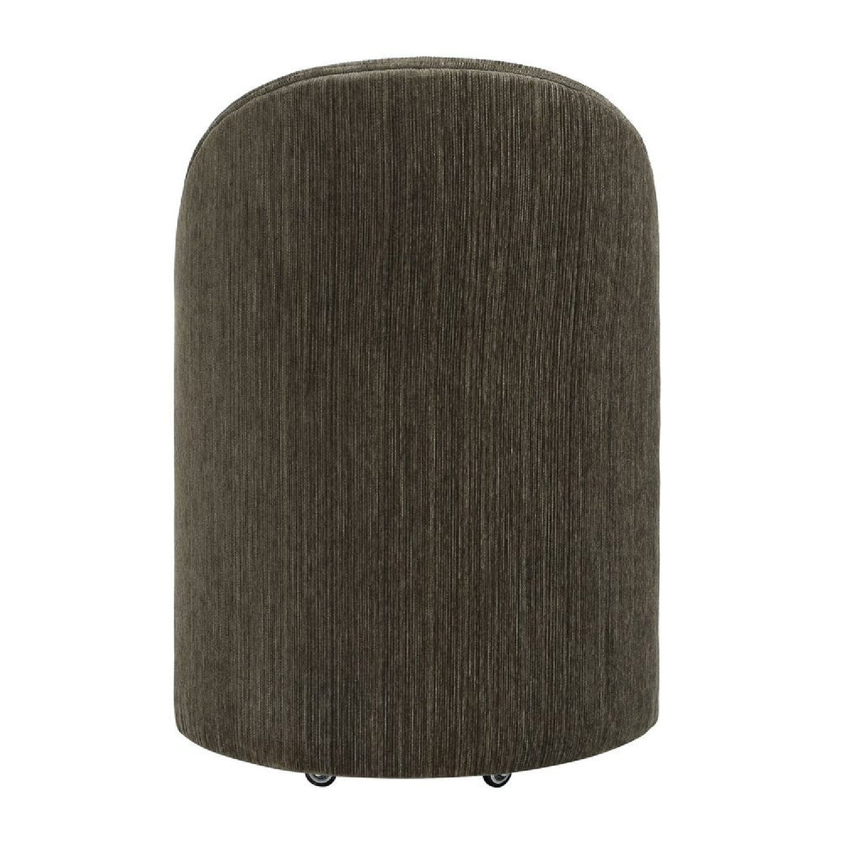 Chenille Caster Swivel Dining Chair | Oroa.com