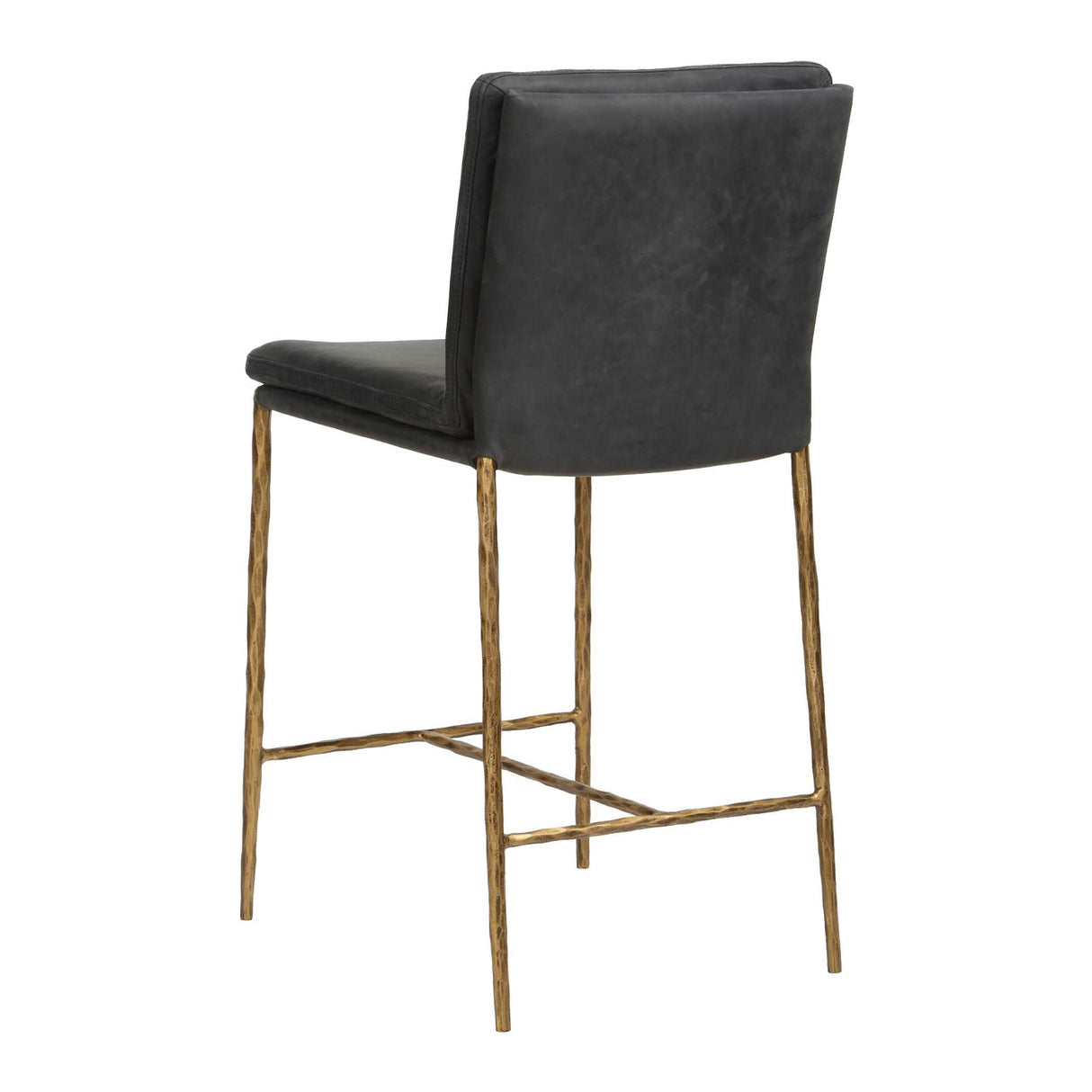 Gray Leather Counter Stool | Oroa.com