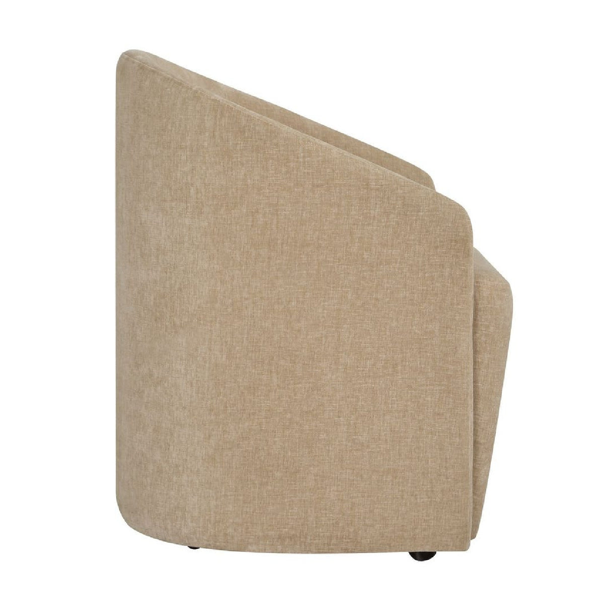 Velvet Dining Chair with Casters | Oroa.com