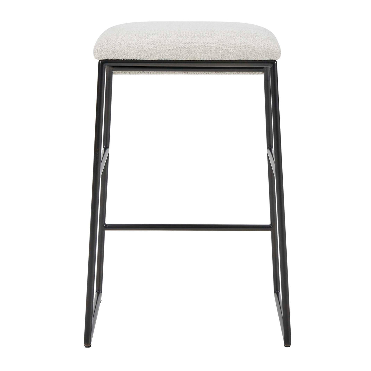 Cream Fabric Seat Counter Stool | Oroa.com