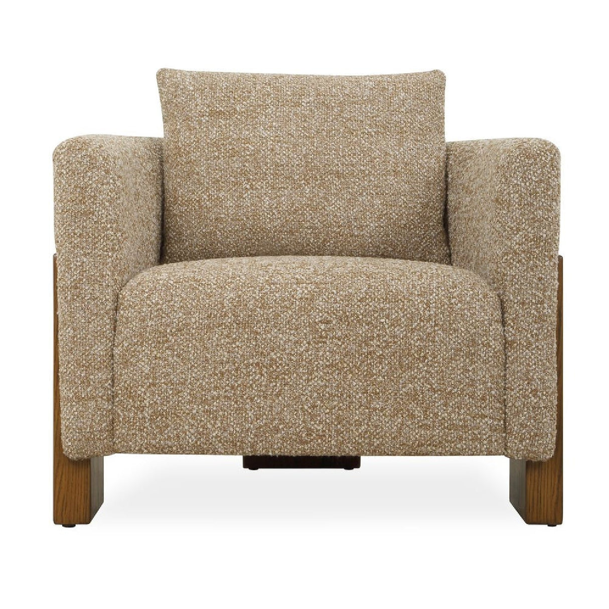 Cream Boucle 3-Legged Accent Chair | Oroa.com