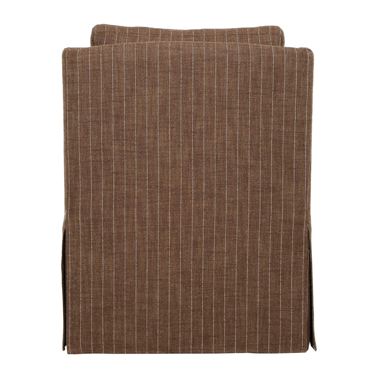 Brown Pinstripes Swivel Chair | Oroa.com
