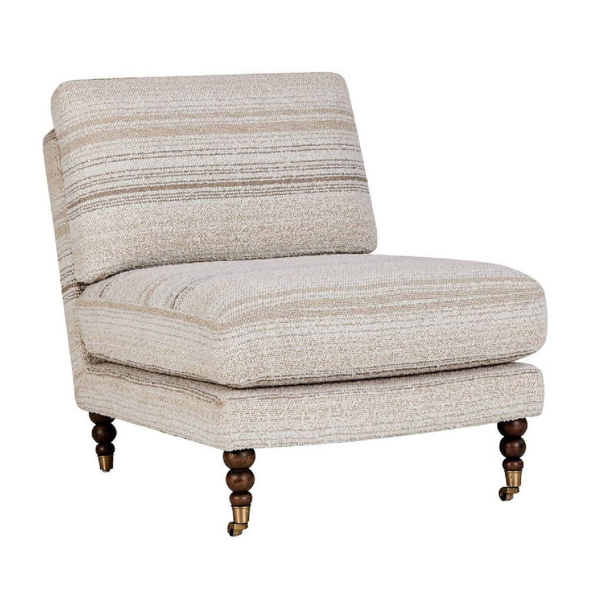 Boucle Stripes Accent Chair | Oroa.com