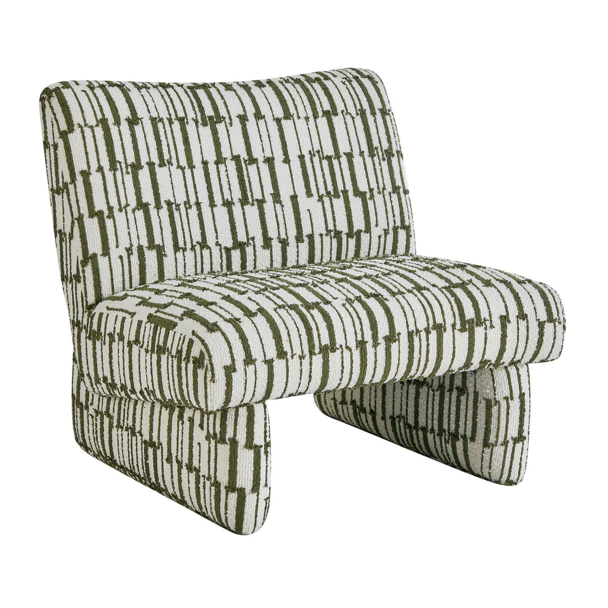 Green Patterned Accent Chair | Oroa.com
