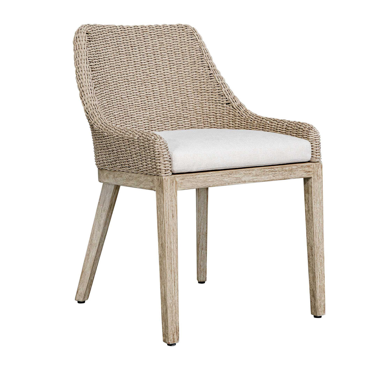 Beige Wicker Outdoor Dining Chair | Oroa.com