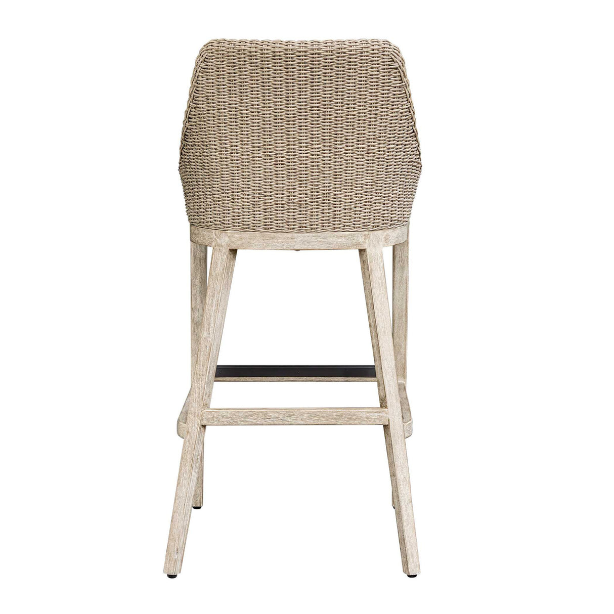 Cream Wicker Outdoor Bar Stool | Oroa.com