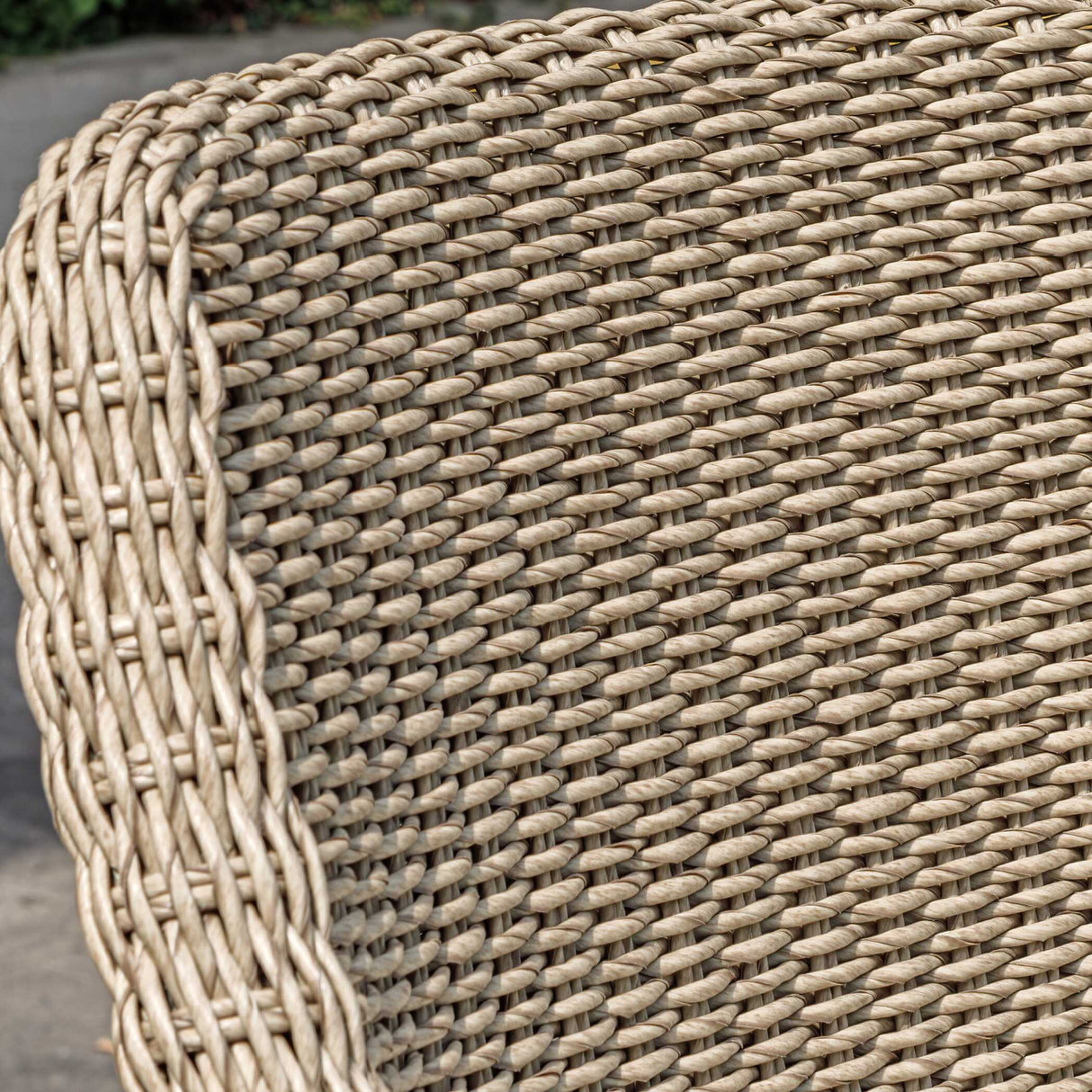 Cream Wicker Outdoor Bar Stool | Oroa.com