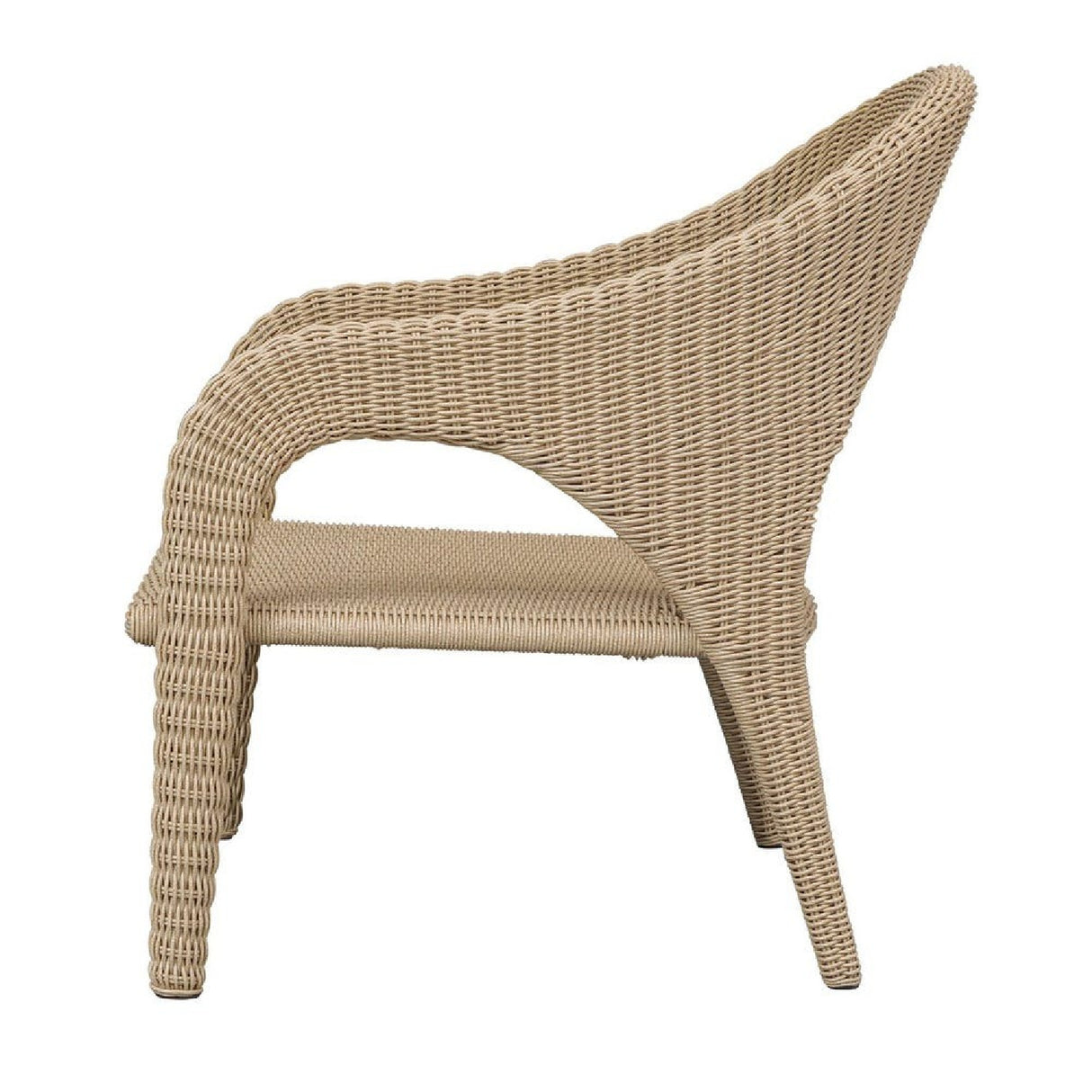 Natural Wicker Outdoor Lounge Chair | Oroa.com