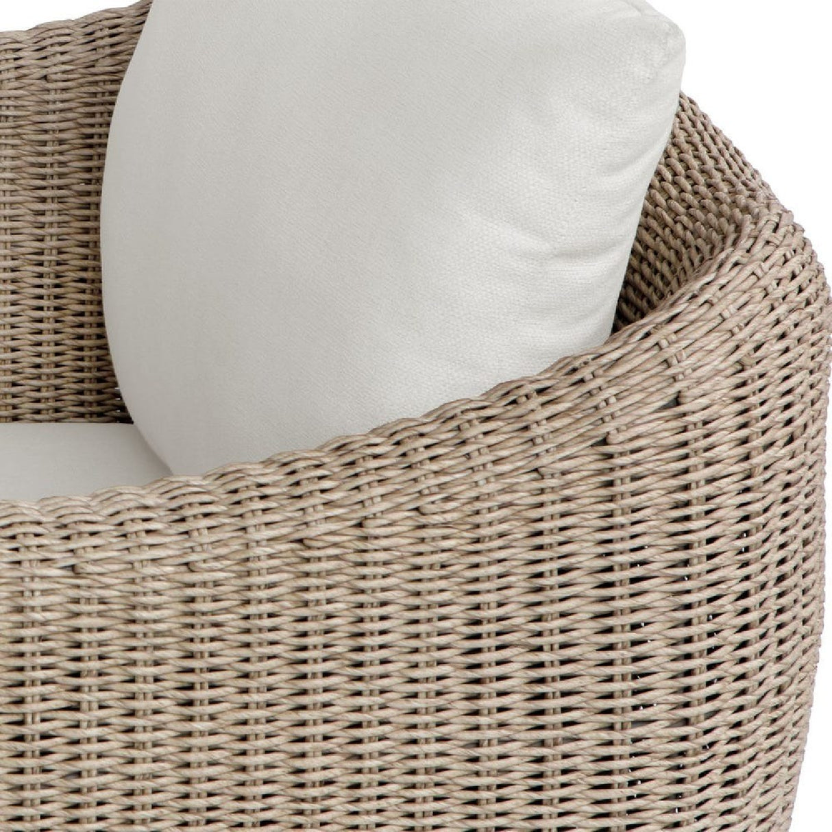 Beige Outdoor Swivel Lounge Chair | Oroa.com