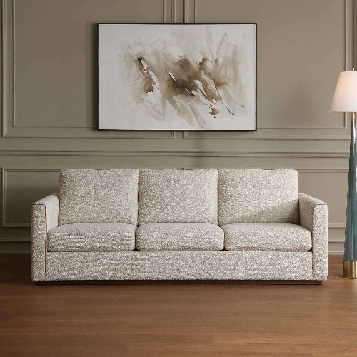 Modern European furniture - Gray Mahogany Outdoor 4-Seater Sofa - www.oroa.com | Oroa.com