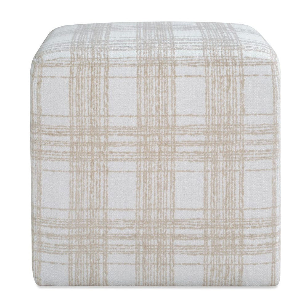 Chenille Cube Ottoman | Oroa.com