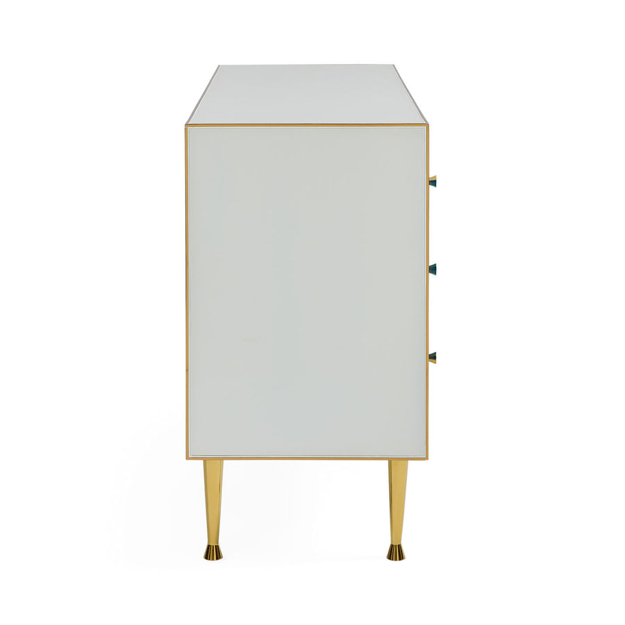 Blue Glass Panes Credenza | Jonathan Adler Ultramarine | Oroa.com