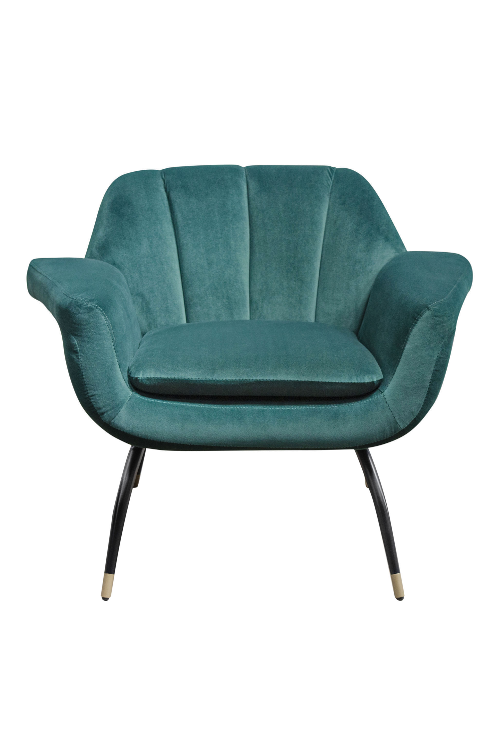 Velvet Channeled Lounge Chair | Versmissen Abbey | Oroa.com